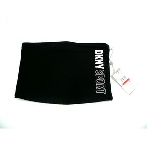 DKNY SPORT Exploded Sport Outline Logo Tube Top Black XS